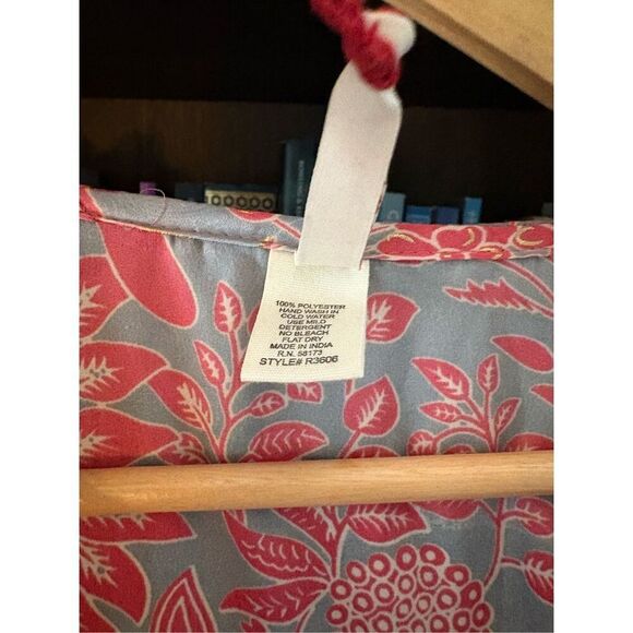 NWT Raga Boho Chic Metallic Floral Wrap Style Maxi Dress Oversized Size XS - Picture 6 of 8